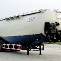 Bulk Cement Powder Material Tanker Semi Trailer