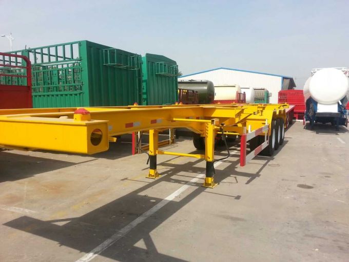 3 Axle 40′ Skeleton Container Trailer 