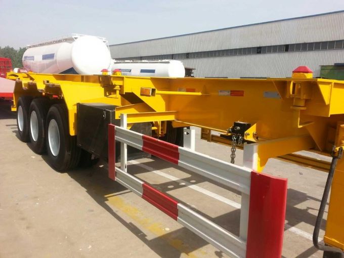 3 Axle 40′ China Skeleton Semi Trailer 