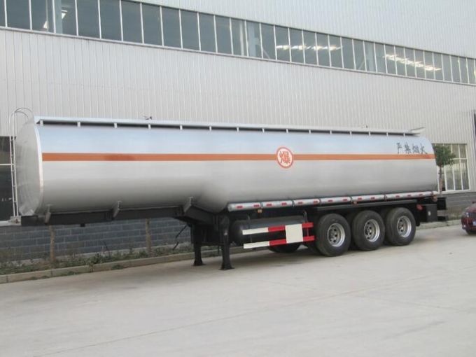 Aluminum Liquid Chemical Oil/Chemical Tanker Semi Trailer 