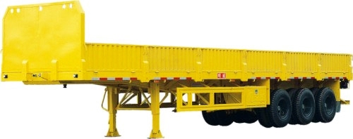 Hotsale 3 Axle Sidewall Semi Trailer 