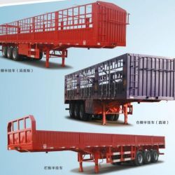 3 Axles Fence Stake Semi Trailer