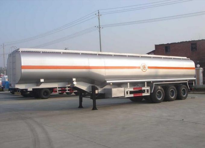 3 Axles Aluminum Liquid Oil/Fuel/Chemical Tanker Trailer Truck 