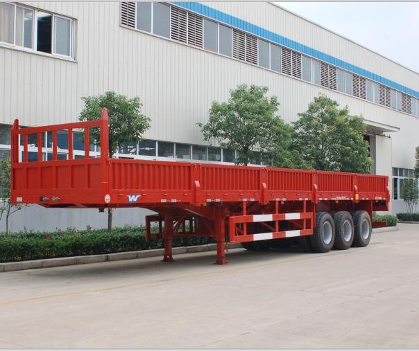 3 Axles Side Wall Semi Trailer Factory 