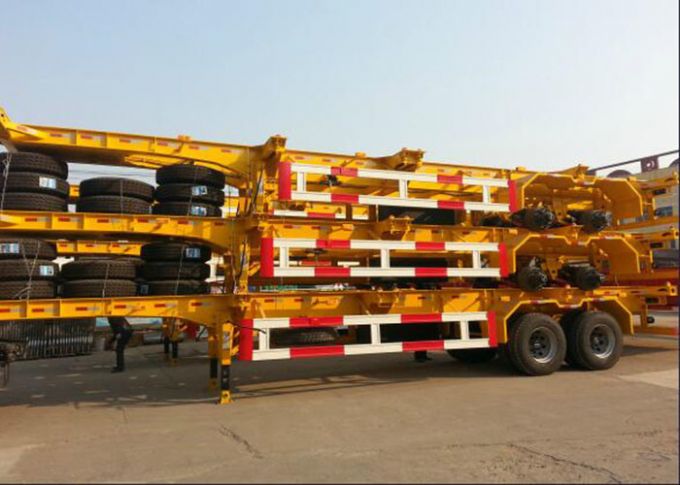 2 Axle/3 Axle 40′ Skeleton Container Semi Trailer China Made 