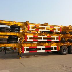 2 Axle/3 Axle 40′ Skeleton Container Semi Trailer