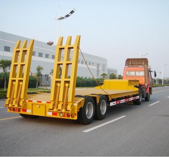 15 Ton Low Flat Bed Semi Trailer 