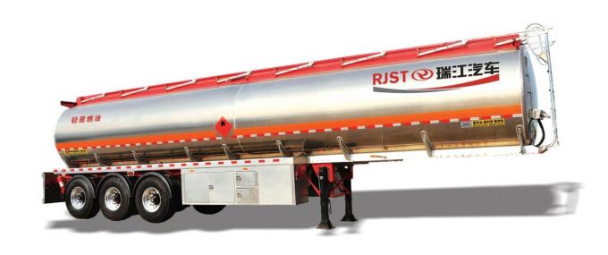 Rjst Wl9400gry Aluminum Fuel Tank Semi-Trailer 