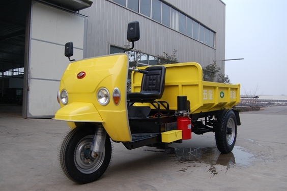 Dump Electric Three Wheeler Tricycle 