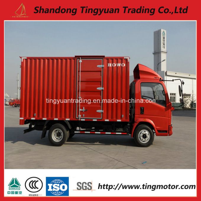 HOWO 5t Box Truck/Light Truck with High Quality 