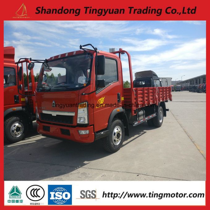 5 Ton Sinotruk HOWO Light Cargo Truck 91HP 