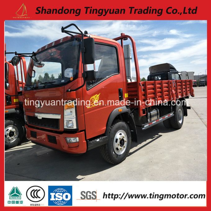 China HOWO 6 Wheel 5ton Light Cargo Truck for Sale 