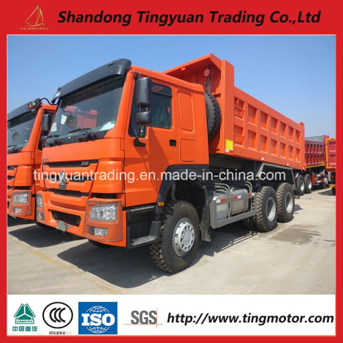 China HOWO 6X4 Dump Truck Load 30 Ton 