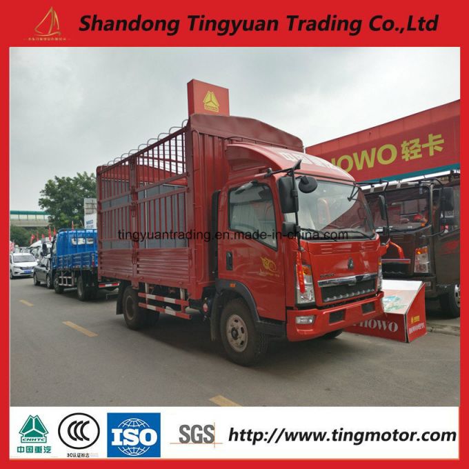 HOWO Mini Truck with Stake Cargo for Sale 