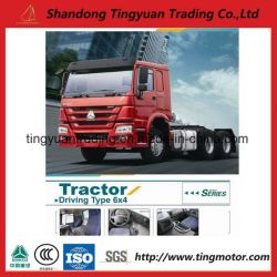 HOWO 6X4 Tractor Truck 371 HP Traction Weight 40ton