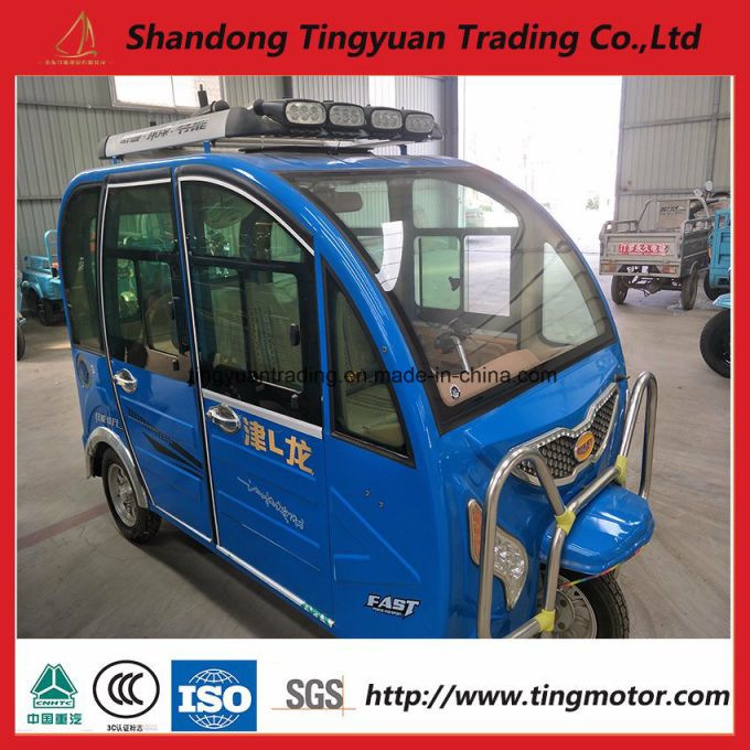 New China 60V 8h Charging Time Electric Tricycle for Passager 