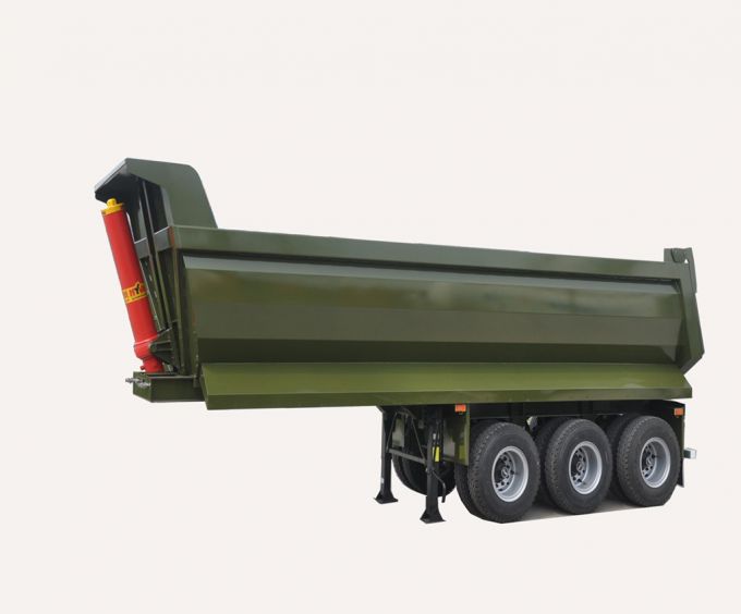 3 Axles 70tons Dump Truck Trailer for Sale 