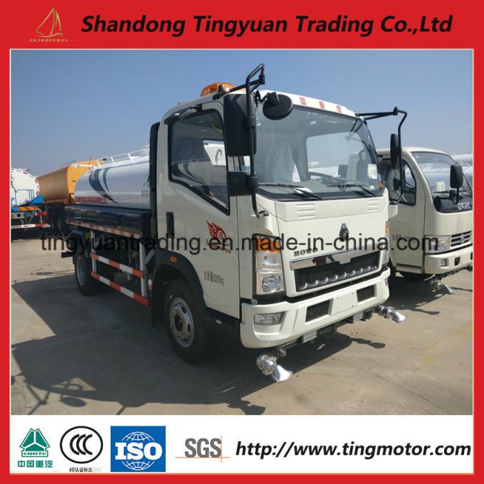 Cheap HOWO Water Truck with Light Truck Chassis 