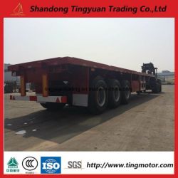 40 Feet 3axles Skeletal Chassis Container Semi Trailer