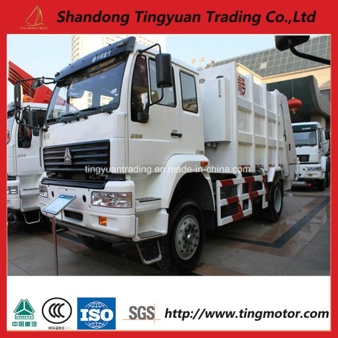 Sinotruk HOWO 4*2 Garbage Truck for Sale 