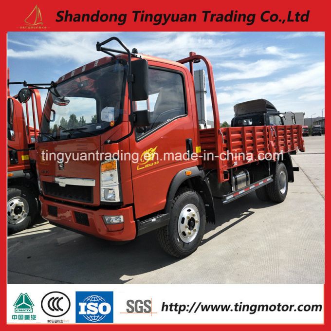 China HOWO 5 Ton Light Truck 6 Wheel for Sale 