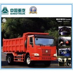 266HP Sinotruk HOWO 4 X 2 Tipper Truck