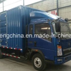 HOWO 7 Ton Box Cargo Truck / Lorry Truck