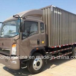 HOWO 4*2 Van Box Cargo Truck Lorry Truck 160HP