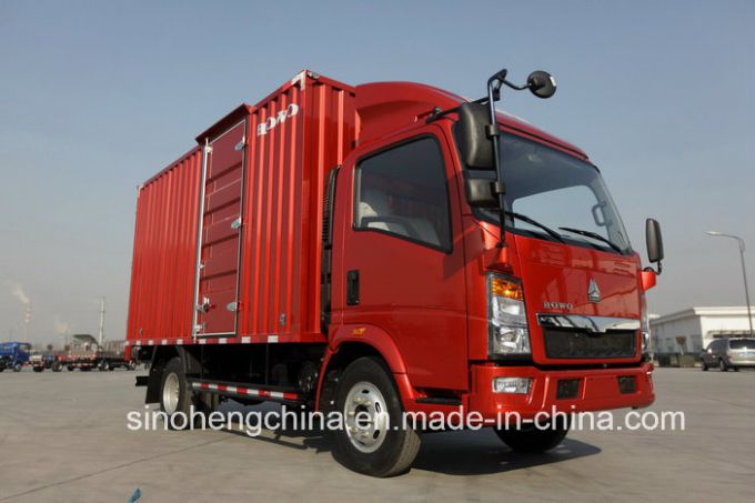 Sinotruk HOWO 5 Ton Mini Box Style Cargo Truck 