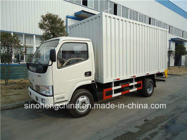 Dongfeng DFAC 4X2 5t Van Box Cargo Truck 95HP 