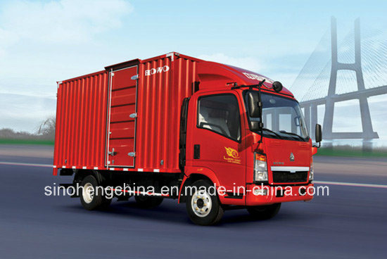 Sinotruk HOWO 141HP 5t Light Van Box Truck for Sale 