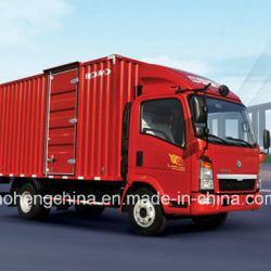 Sinotruk HOWO 141HP 5t Light Van Box Truck for Sale