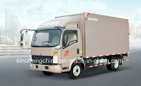 8t Sinotruk HOWO 154HP Light Van Box Truck Lorry Truck 