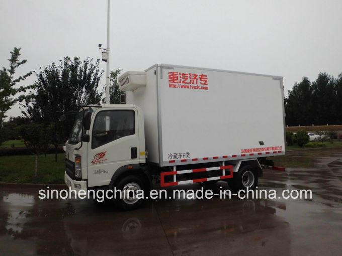 Hot Sale Sinotruk HOWO 129HP 3t Light Van Box Truck 