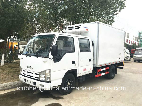 Isuzu Thermo King 4X2 Refrigerator Freezer Cargo Van 1.5tons Small Refrigerator Truck 