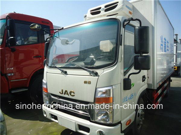 JAC 120HP 5tons Refrigerated Van Freezer Truck/4X2 Small Refrigerator Truck 