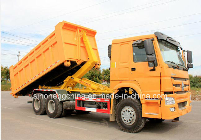 12m3 Sinotruk HOWO 6X4 Hook Lift Garbage Truck 