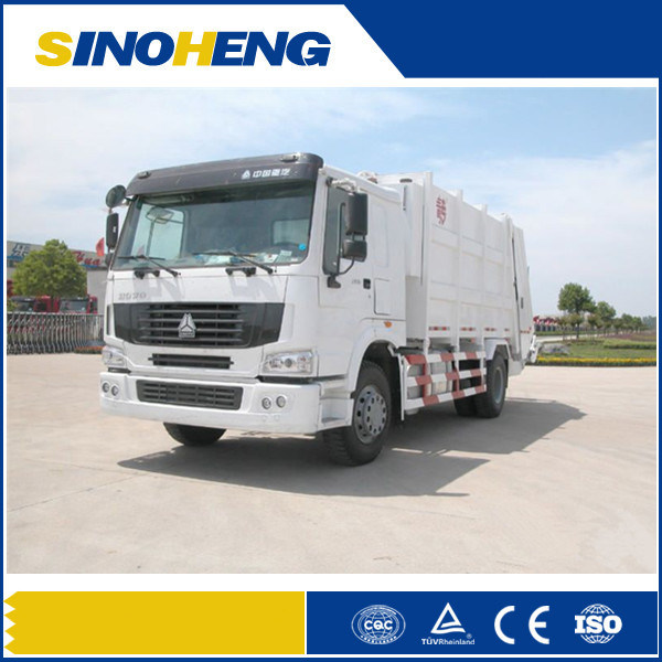 HOWO Compactor Garbage Truck for Rubbish Collecting 