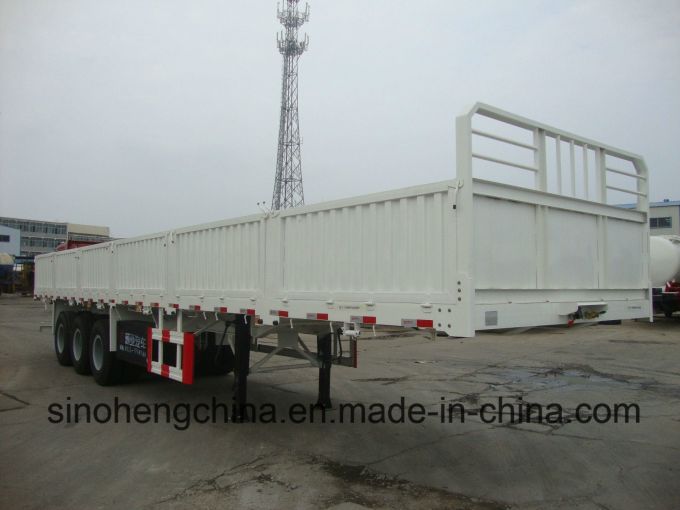 China Supplier 3 Axles Cargo Semi-Trailer for Sale 