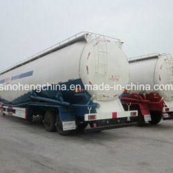 3 Axles Bulk Powder Tank Transport Semi Trailer