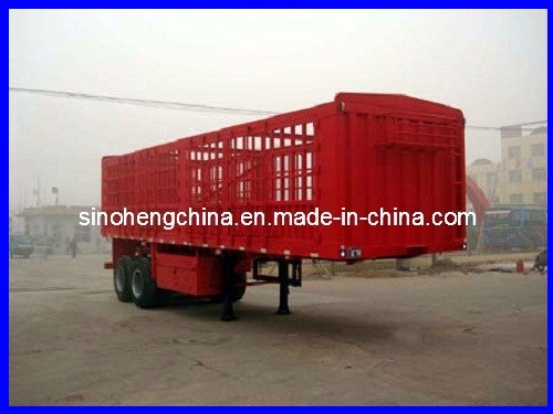 2 Axles Barrier Cargo Semi Trailers 