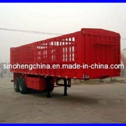 2 Axles Barrier Cargo Semi Trailers