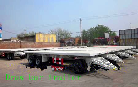 Double Steering Drawbar Trailer/Full Trailer 