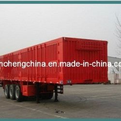 13m Box Transport Cargo Semi Trailer with 3 Axles