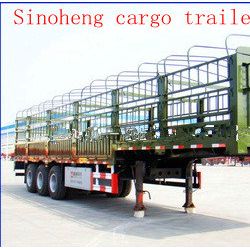 Best-Selling 3 Axles Stake Trailer/ Stake Semi Trailer