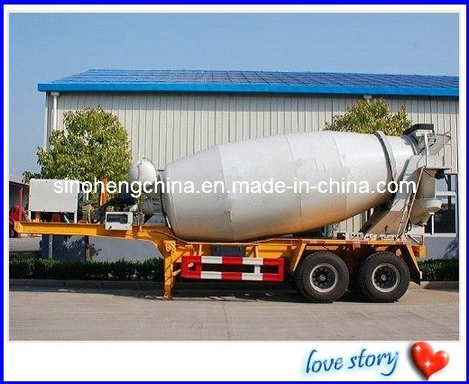 3 Axles Concrete / Cement Mixer Tanker Semi Trailer 