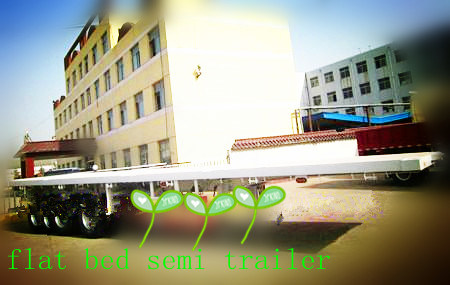 Flat Bed Container Cheap Semi Trailers Made in China 