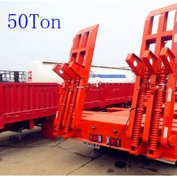 50ton Low Bed Semi Trailer in Truck Trailer