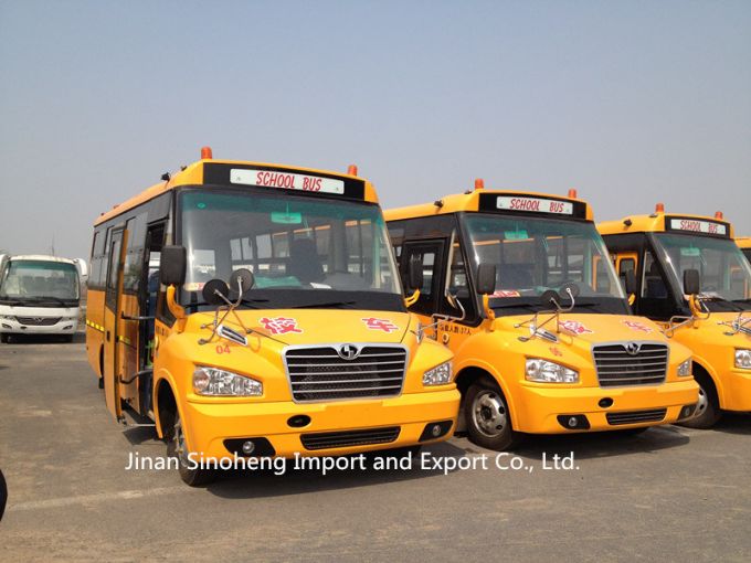 Hot Selling Shaolin 35seats 7.3m Amercia Style School Bus 