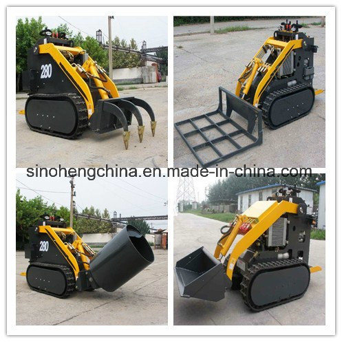 Crawler Type Mini Skid Steer Loader Hy280 